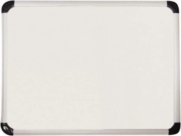 Universal One - 48" High x 72" Wide Magnetic Dry Erase Board - Porcelain, Includes Accessory Tray/Rail & Mounting Kit - USA Tool & Supply