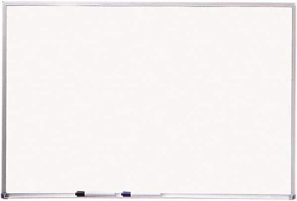 Mead - 48" High x 72" Wide Dry Erase - Melamine, Includes Mounting Kit - USA Tool & Supply