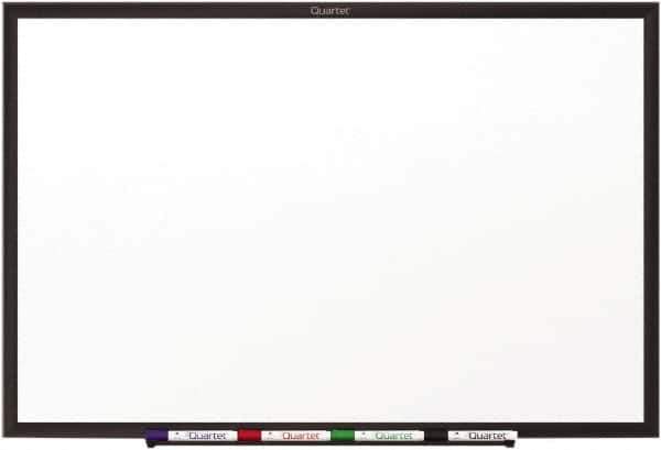 Quartet - 48" High x 96" Wide Dry Erase - Porcelain, Includes Dry Erase Markers & Mounting Hardware - USA Tool & Supply