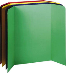 Pacon - Spotlight Corrugated Presentation Display Boards, 48 x 36, Assorted, 4/Carton, Display Board - Use with Science Fairs, Booths & Displays - USA Tool & Supply