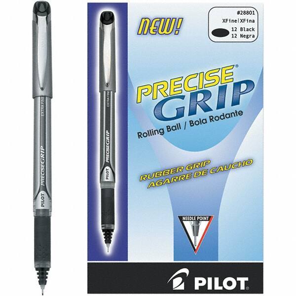 Pilot - Precision Point Roller Ball Pen - Black - USA Tool & Supply