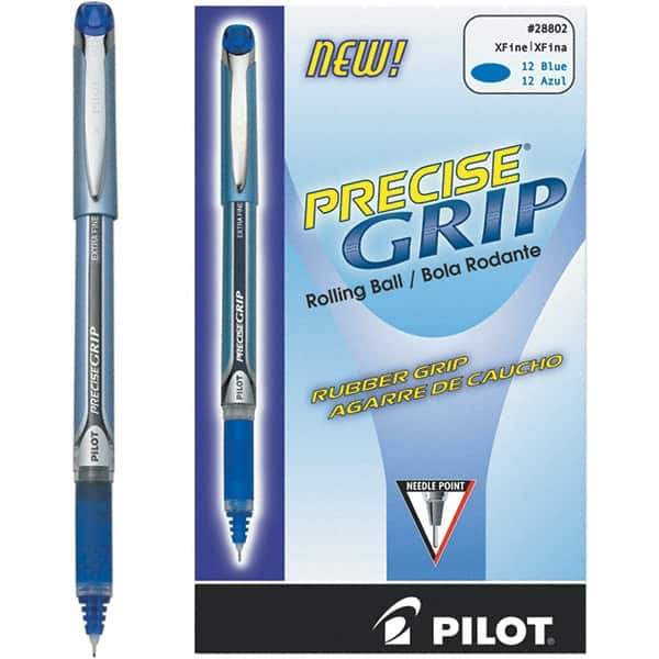 Pilot - Precision Point Roller Ball Pen - Blue - USA Tool & Supply