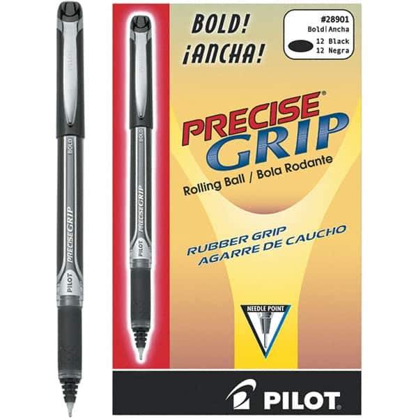 Pilot - Precision Point Roller Ball Pen - Black - USA Tool & Supply