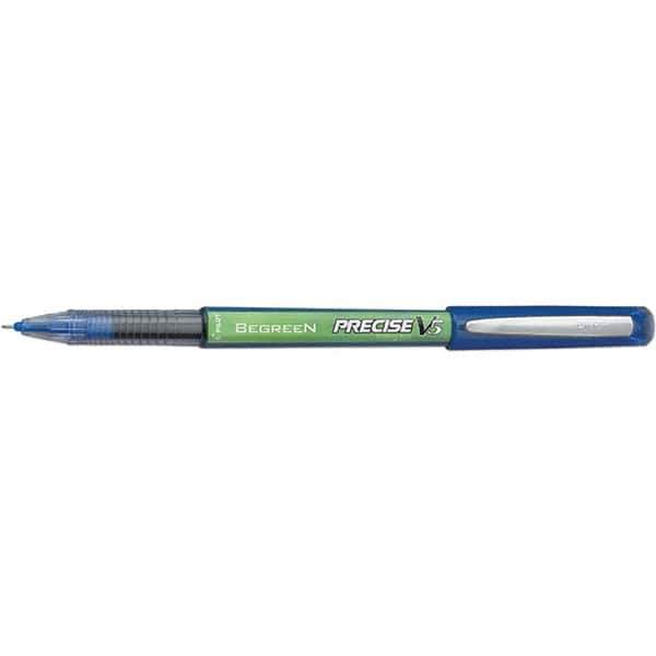 Pilot - Precision Point Roller Ball Pen - Blue - USA Tool & Supply