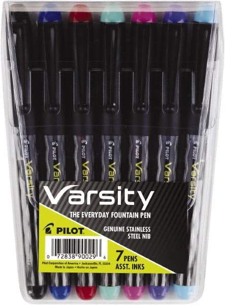 Pilot - Fountain Fountain Pen - Assorted Colors - USA Tool & Supply