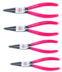 Wiha Straight Internal Retaining Ring Plier Set -- 4 Pieces -- Includes: Tips: .035; .050; .070; & .090" - USA Tool & Supply