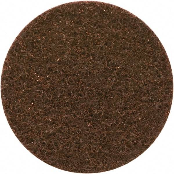 Camel Grinding Wheels - 4" Diam, 80 Grit, Aluminum Oxide Hook & Loop Disc - Medium Grade, Nonwoven, Cloth Backing, - USA Tool & Supply