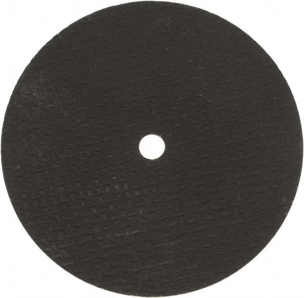 Norton - 6" 36 Grit Aluminum Oxide Cutoff Wheel - 1/16" Thick, 1/2" Arbor, 10,190 Max RPM, Use with Stationary Grinders - USA Tool & Supply