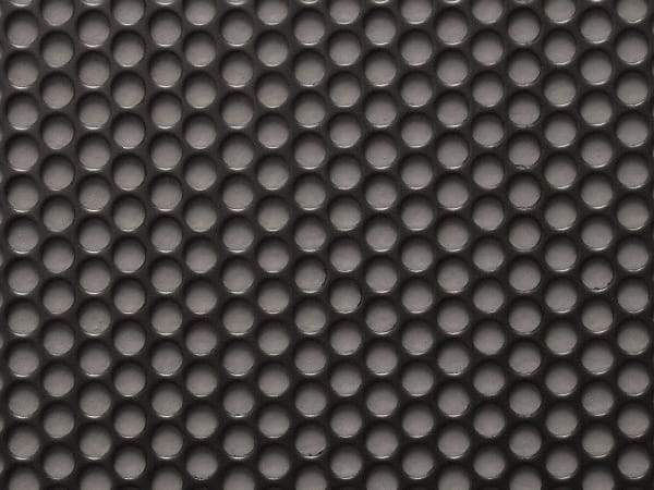 Value Collection - 36 x 40 x 0.06" Perforated Carbon Steel Sheet - 1/4" Staggered Round Holes, 5/16" Hole Spacing - USA Tool & Supply