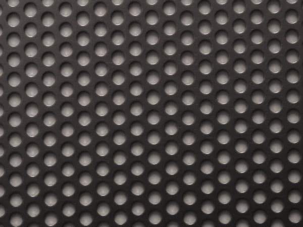 Value Collection - 36" Wide x 40" Long, Stainless Steel Perforated Sheet - 1/4" Round Holes x 3/8" Spacing - USA Tool & Supply