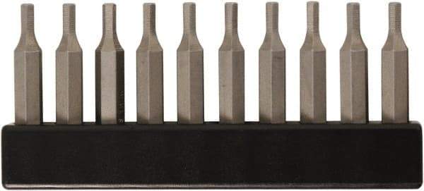 Wiha - Hex Screwdriver Bit - 4mm Drive, 28mm OAL - USA Tool & Supply