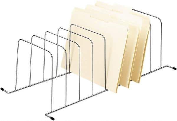 FELLOWES - Silver Inclined File Sorter - Wire Mesh - USA Tool & Supply