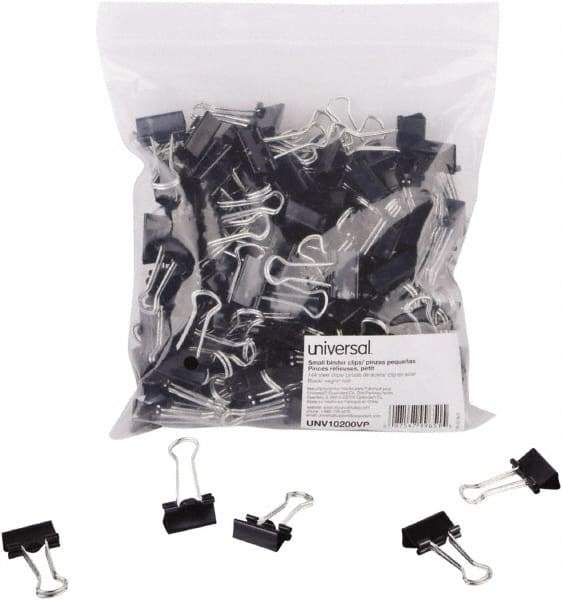 UNIVERSAL - 2" Wide Binder Clip - Black - USA Tool & Supply