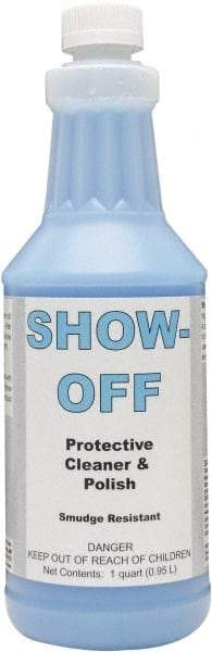 Detco - 32 oz Bottle Unscented Glass Cleaner - Use on Glass, Plastic Surfaces - USA Tool & Supply