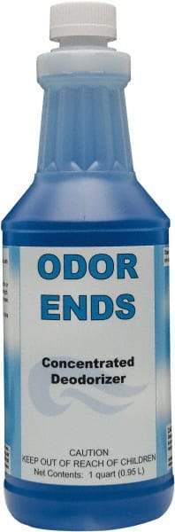 Detco - 32 oz Bottle Deodorizer - Liquid, Unscented, Concentrated, Environmentally Safe - USA Tool & Supply