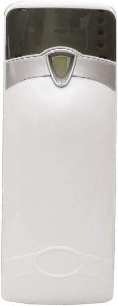 Detco - 0.01 Cu Ft Coverage, White Metered Aerosol Dispenser - D Battery Required - USA Tool & Supply