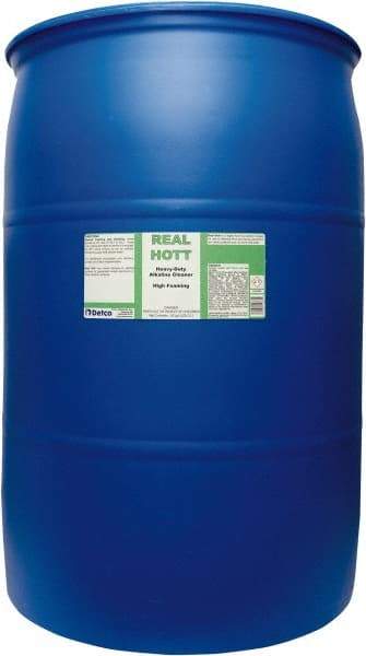 Detco - 55 Gal Drum Cleaner/Degreaser - Liquid, Alkaline, Unscented - USA Tool & Supply