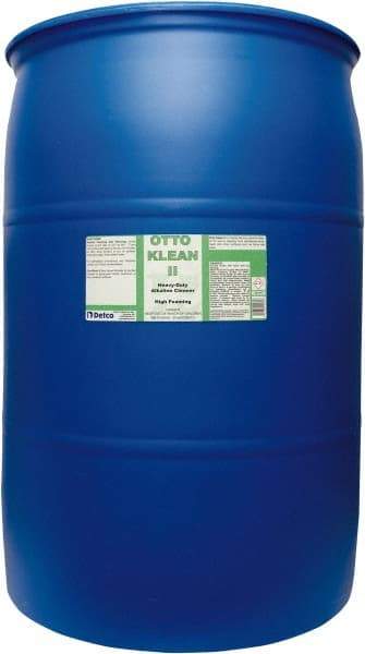 Detco - 55 Gal Drum Cleaner/Degreaser - Liquid, Alkaline, Unscented - USA Tool & Supply