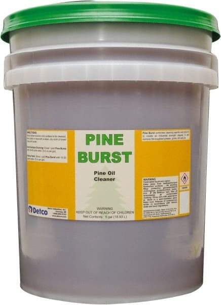 Detco - 5 Gal Bucket All-Purpose Cleaner - Liquid, Water-Based, Pine - USA Tool & Supply