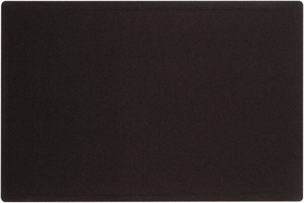 Quartet - 48" Wide x 36" High Cork Bulletin Board - Fabric, Black - USA Tool & Supply