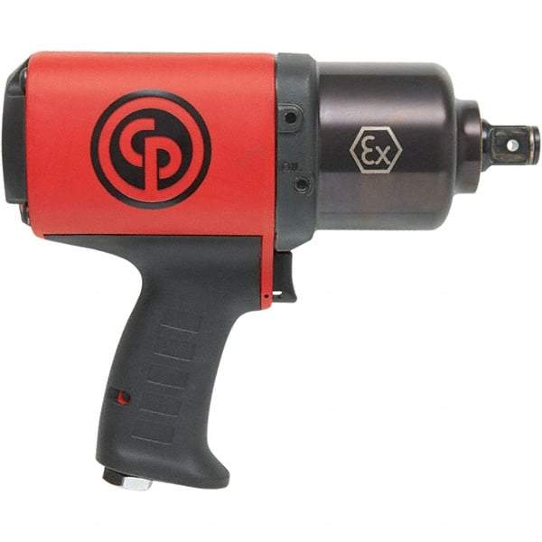 Chicago Pneumatic - 3/4" Drive, 5,100 RPM, 1,290 Ft/Lb Torque Impact Wrench - Pistol Grip Handle, 38 CFM, 90 psi, 3/8" NPT Inlet - USA Tool & Supply