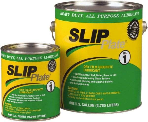 SLIP Plate - 32 oz Can Lubricant - Black, -75°F to 450°F - USA Tool & Supply