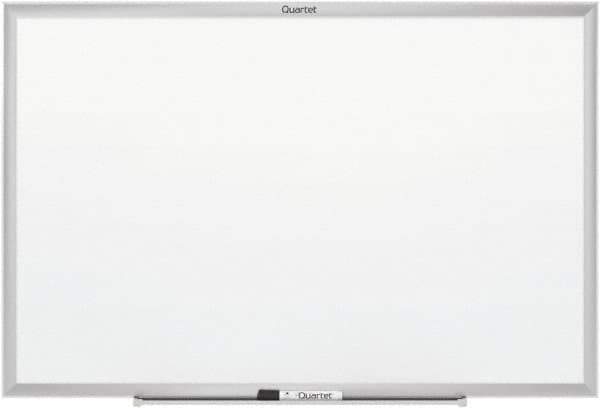 Quartet - 48" High x 72" Wide Magnetic Dry Erase Board - Steel, Includes Z-Bracket - USA Tool & Supply