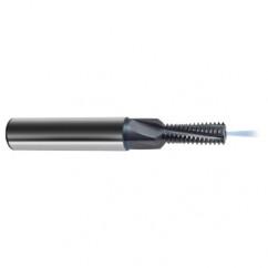 7/16-20 4FL Carbide Thread Mill-Coolant Thru-TiCN - USA Tool & Supply