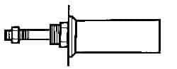 ARO/Ingersoll-Rand - Air Cylinder Flange - For 4" Air Cylinders, Use with ARO Economair Cylinders - USA Tool & Supply