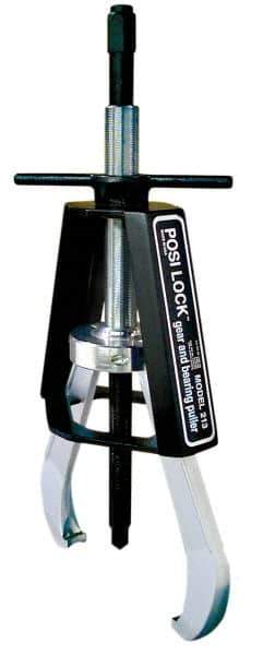 Posi Lock Puller - 18" Spread, 25 Ton Capacity, Puller - 12" Reach, 27" Long, For Bearings, Gears & Pulleys - USA Tool & Supply