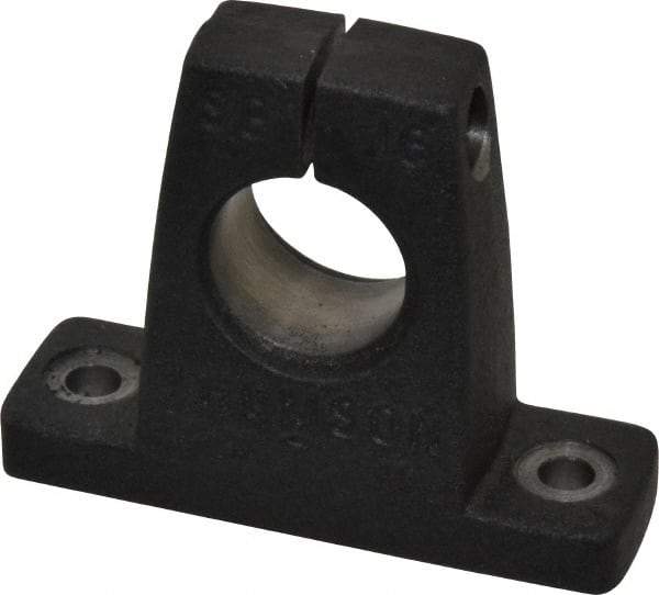 Thomson Industries - 1" Diam, Malleable Iron Alloy Shaft Support - Plain Shafting - USA Tool & Supply