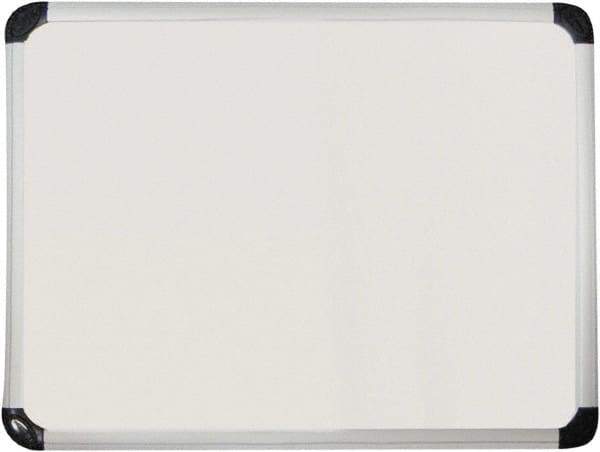 Universal One - 36" High x 48" Wide Magnetic Dry Erase Board - Porcelain/Steel, Includes Accessory Tray & Rail & Mounting Kit - USA Tool & Supply