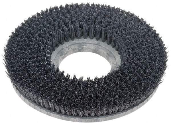 Clarke - 14" Diam Scrubbing Brush - 14" Machine, Black Pad, Polypropylene - USA Tool & Supply