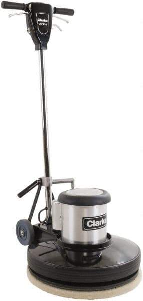 Clarke - 20" Cleaning Width, Electric Multi Purpose Floor Machine - 1.5 hp, 175 RPM - USA Tool & Supply