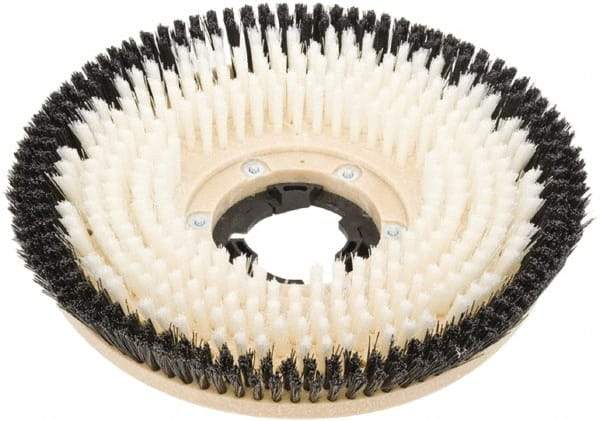 Clarke - 17" Diam Scrubbing Brush - 17" Machine, Black Pad, Nylon - USA Tool & Supply