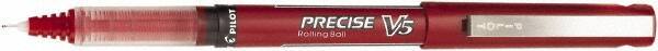 Pilot - Precision Point Roller Ball Pen - Red - USA Tool & Supply