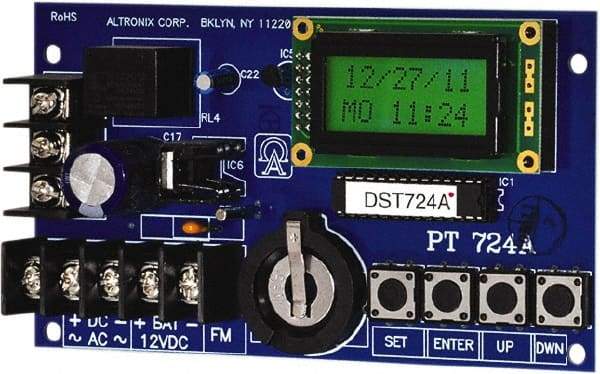 Altronix - 24 hr Digital Multi Function Timer - 120VAC/28VDC, 60 Watts, - USA Tool & Supply