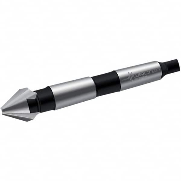 Walter-Titex - 40mm Head Diam, 3 Flute 60° High Speed Steel Countersink - USA Tool & Supply
