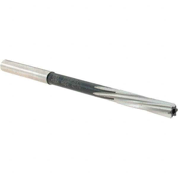 Walter-Titex - 4.76mm Cobalt 6 Flute Chucking Reamer - Spiral Flute, 5mm Straight Shank, 23mm Flute Length, 86mm OAL - USA Tool & Supply