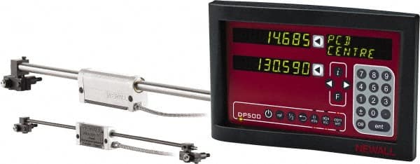 Newall - 2 Axis, 12" X-Axis Travel, 30" Y-Axis Travel, Milling DRO System - USA Tool & Supply