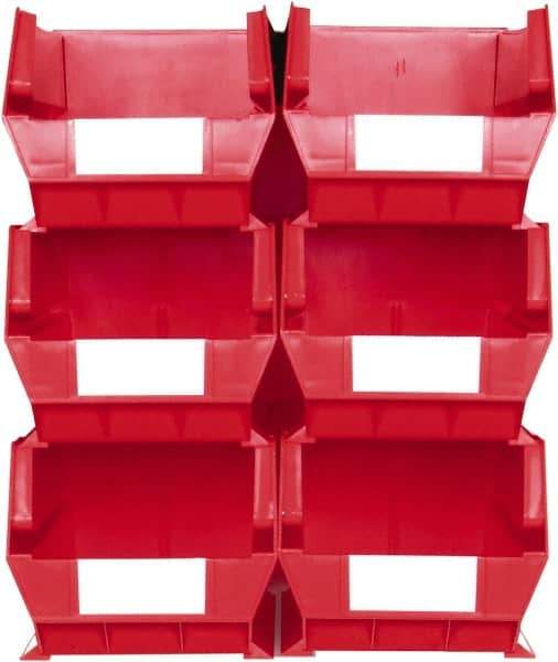 Triton - 65 Lb. Load Capacity, 14-3/4" Deep, Multi-Colored Polypropylene Bin System - 7" High x 8-1/4" Wide x 14-3/4" Long - USA Tool & Supply