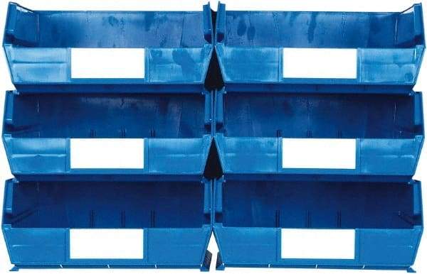 Triton - 55 Lb. Load Capacity, 10-7/8" Deep, Multi-Colored Polypropylene Bin System - 5" High x 11" Wide x 10-7/8" Long - USA Tool & Supply