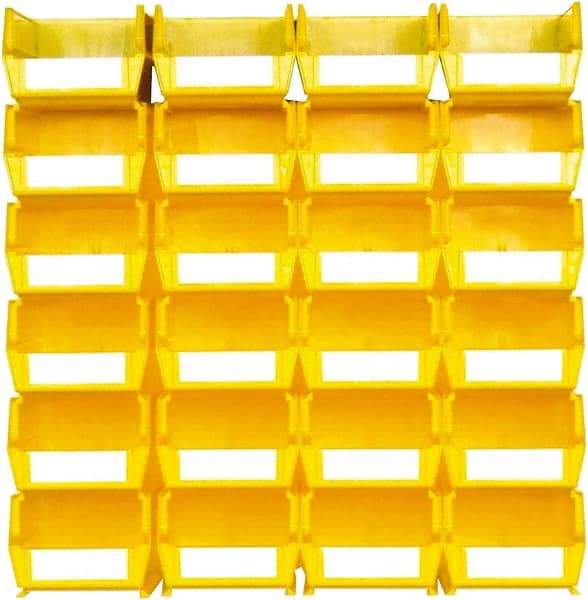 Triton - 12 Lb. Load Capacity, 7-3/8" Deep, Multi-Colored Polypropylene Bin System - 3" High x 4-1/8" Wide x 7-3/8" Long - USA Tool & Supply