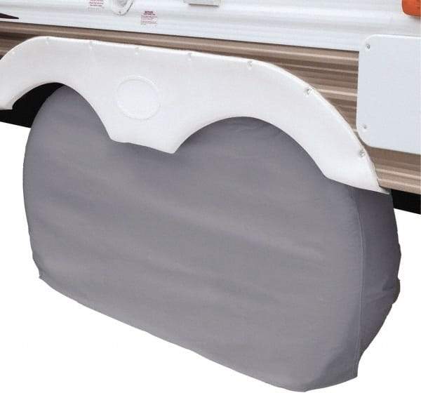 Classic Accessories - Polyvinyl Chloride RV Protective Cover - 27" Diam x 8" Wide, Gray - USA Tool & Supply
