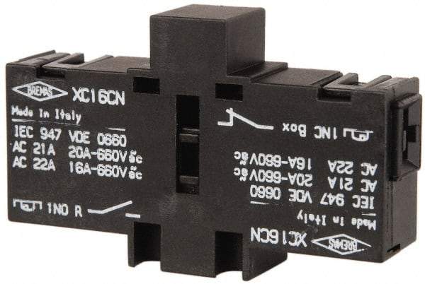 ACI - Cam and Disconnect Switch Auxiliary Contact Block - For Use with XA324, XB634 - USA Tool & Supply