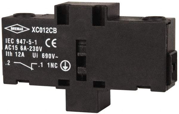 ACI - Cam and Disconnect Switch Auxiliary Contact Block - For Use with XA0633, XA0803, XA1003 - USA Tool & Supply