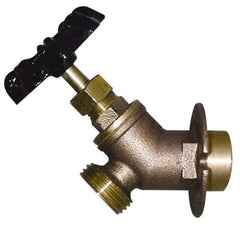 Legend Valve - 1/2" Pipe, Lead Free Brass Sillcock with Lockshield - Handwheel Handle, FNPT x MGHT End Connections, 125 psi WOG Rating - USA Tool & Supply
