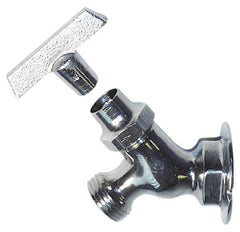 Legend Valve - 1/2" Pipe, Chrome Plated Brass Sillcock - Loosekey Handle, FNPT x GHT End Connections, 125 psi WOG Rating - USA Tool & Supply