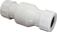Legend Valve - 2" PVC Check Valve - Comp x Comp - USA Tool & Supply