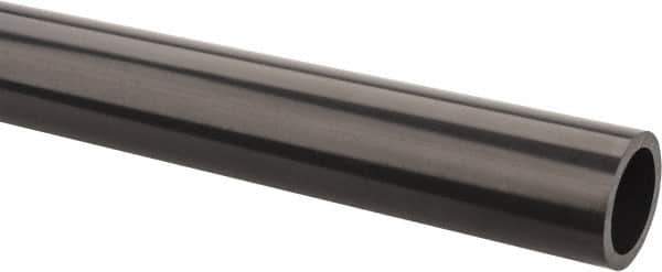 Made in USA - 1-1/2" Pipe, 60" Long PVC Unthreaded Plastic Pipe Nipple - 470 Max psi, 1.476" ID x 1.9" OD, Schedule 80, Gray - USA Tool & Supply